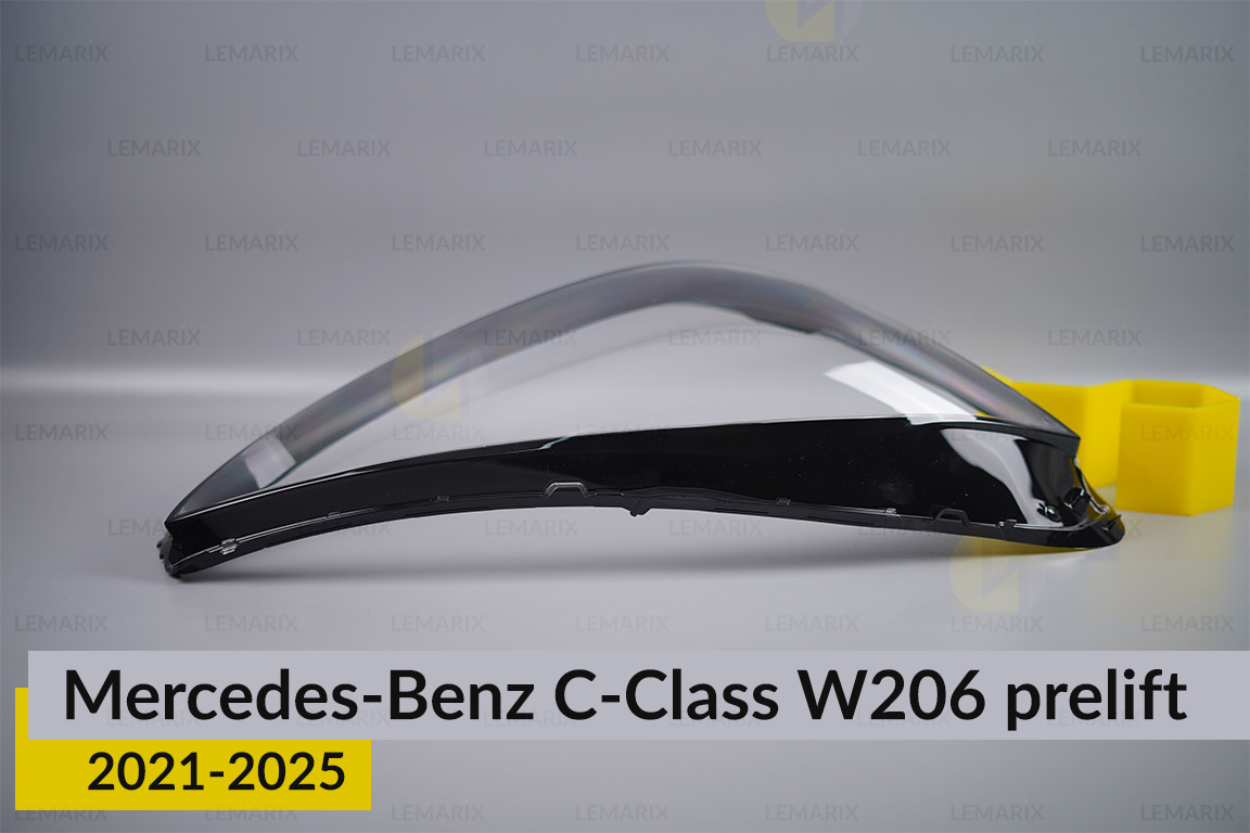 Скло фари Mercedes-Benz C-Class W206 (2021-2026) дорест праве