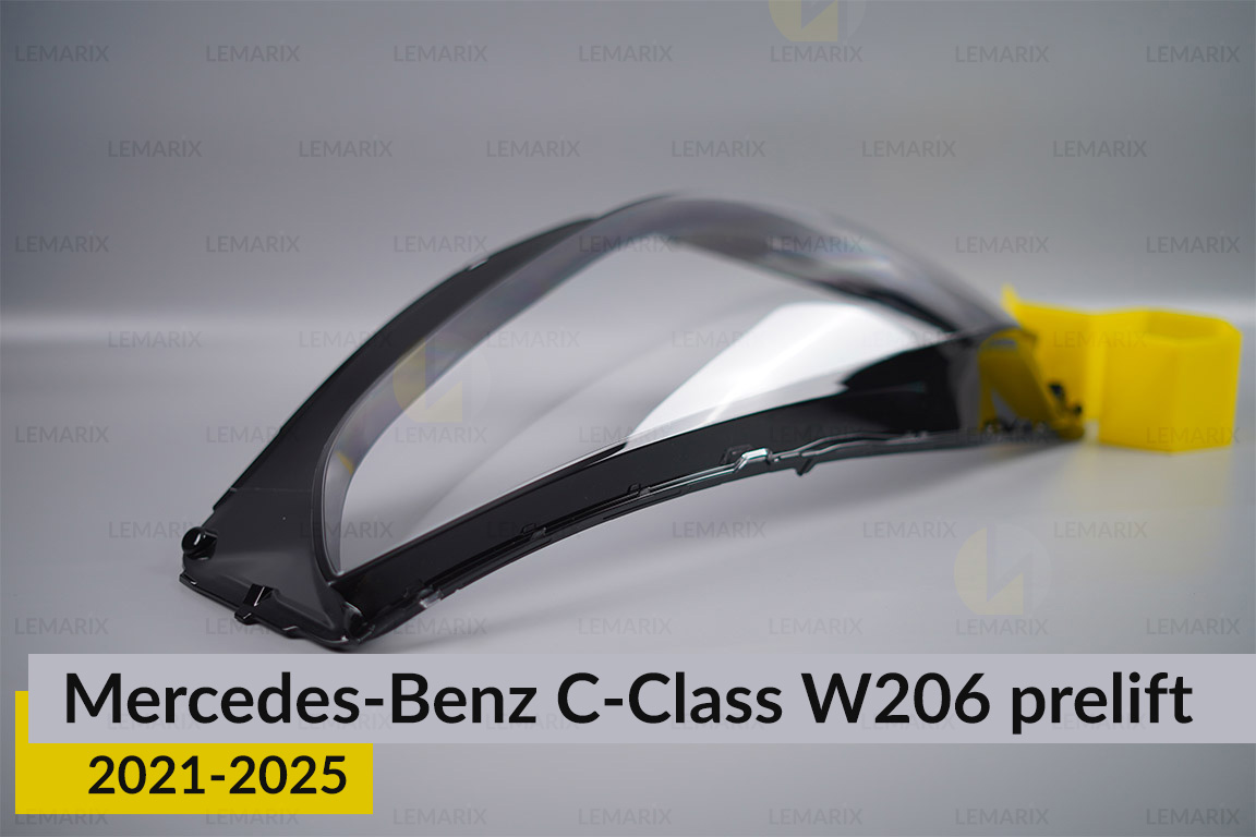 Скло фари Mercedes-Benz C-Class W206 (2021-2026) дорест праве