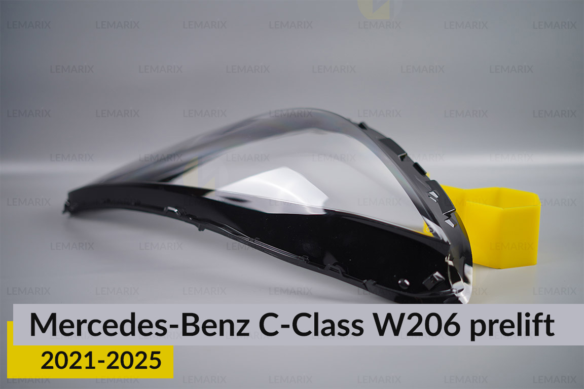 Скло фари Mercedes-Benz C-Class W206 (2021-2026) дорест праве