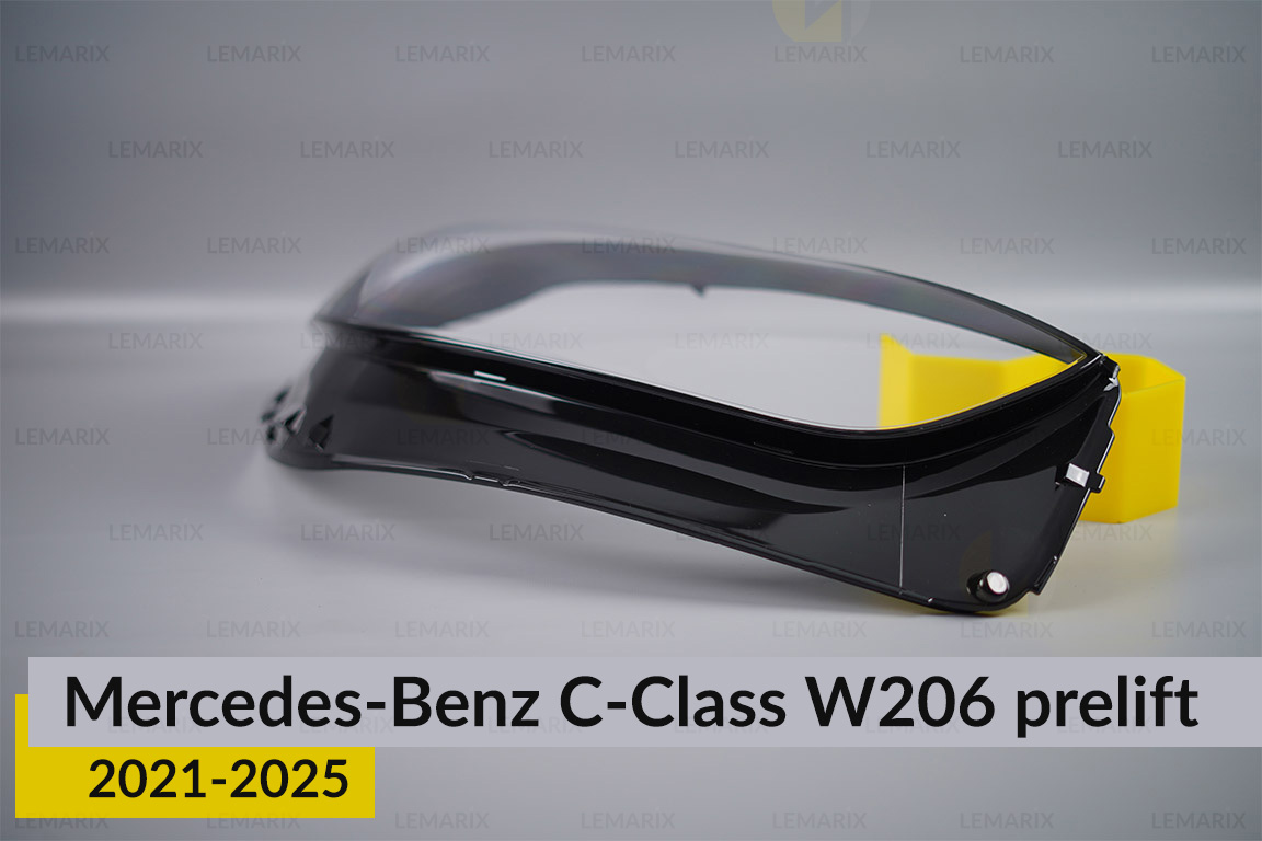 Скло фари Mercedes-Benz C-Class W206 (2021-2026) дорест праве