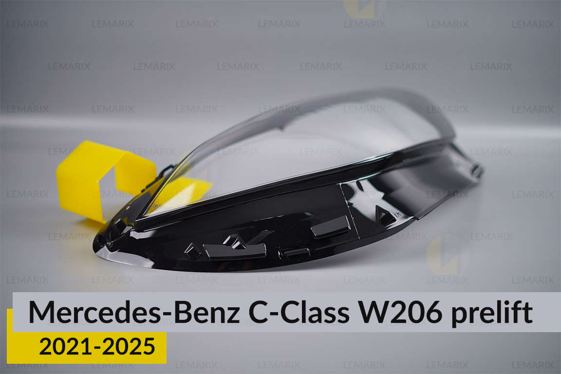 Скло фари Mercedes-Benz C-Class W206 (2021-2026) дорест праве