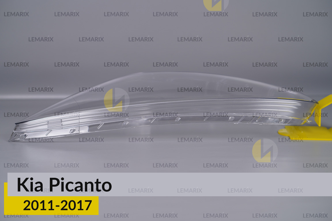 Скло фари KIA Picanto (2011-2017) ліве