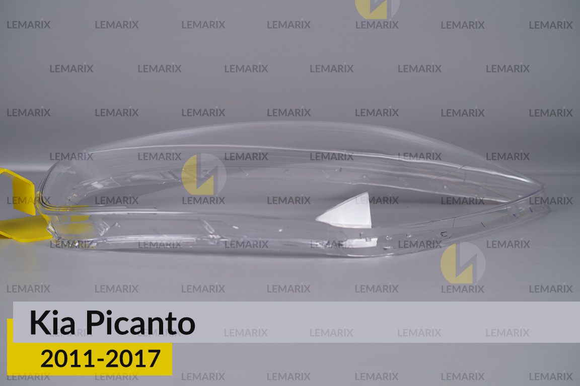 Скло фари KIA Picanto (2011-2017) ліве