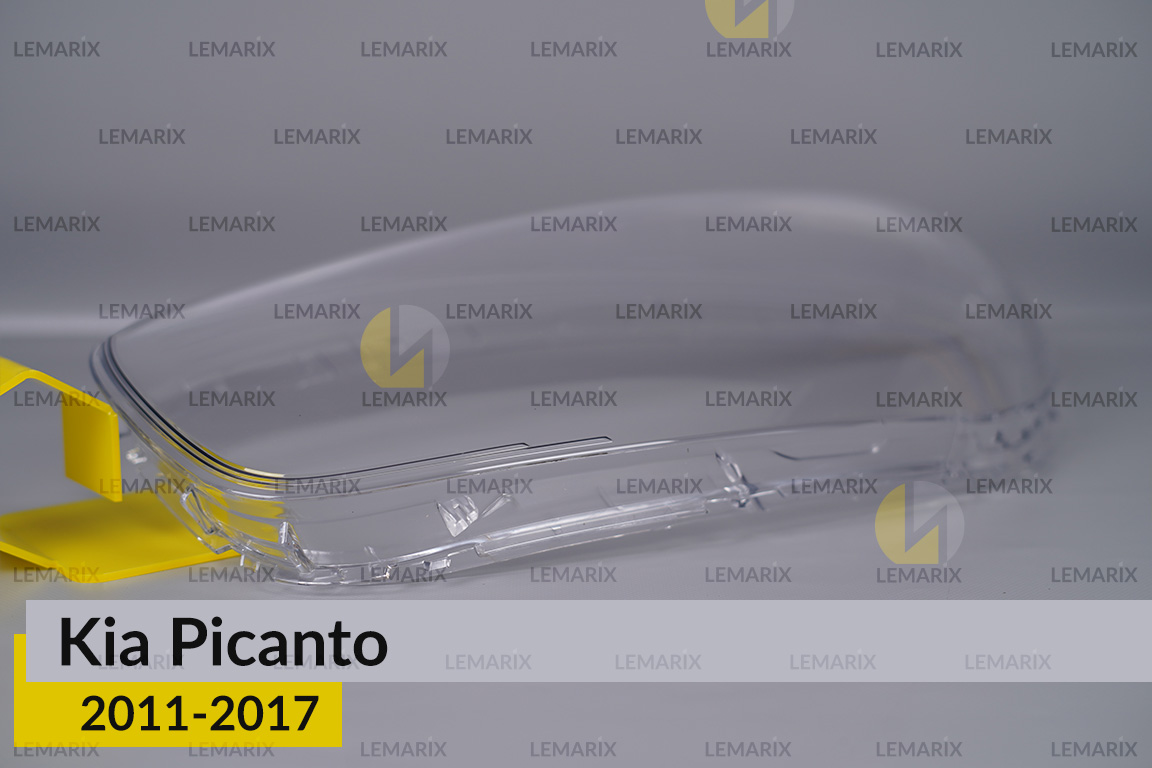 Скло фари KIA Picanto (2011-2017) ліве