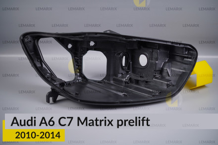 Корпус фари Audi A6 C7 Matrix (2010-2014) дорест правий