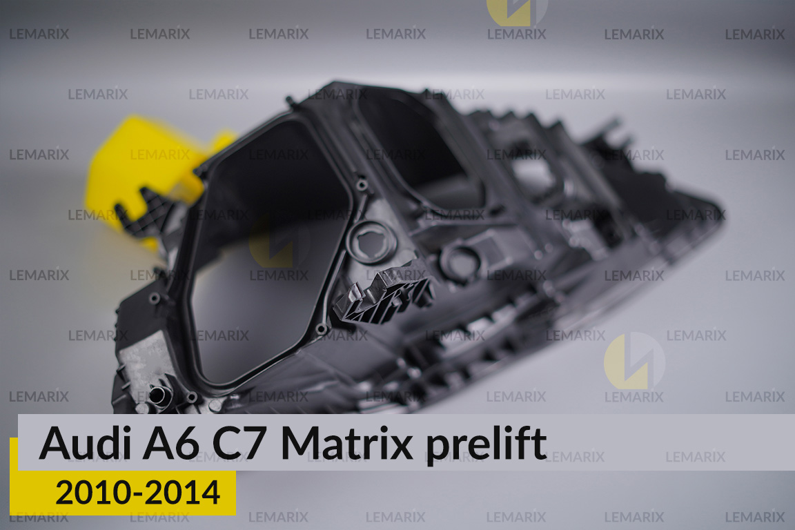 Корпус фари Audi A6 C7 Matrix (2010-2014) дорест правий