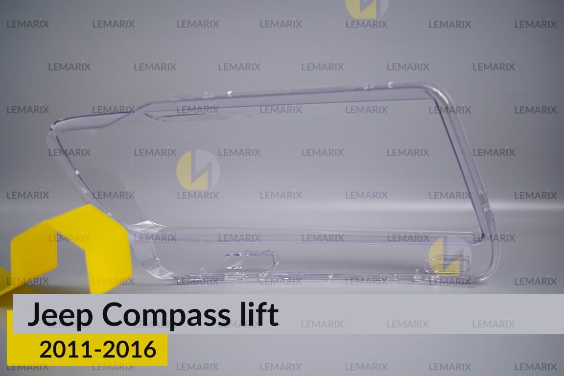 Скло фари Jeep Compass (2011-2016) рест ліве