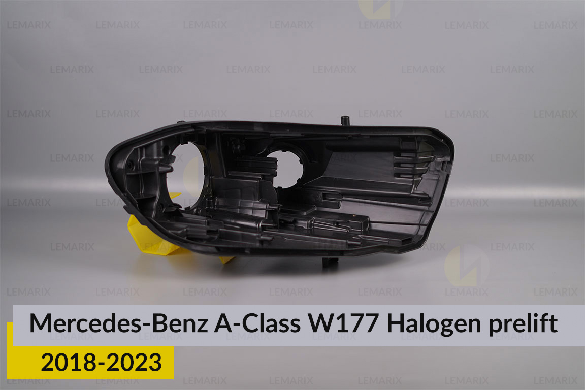 Корпус фары Mercedes-Benz A-Class W177 Halogen (2018-2023) дорест правый