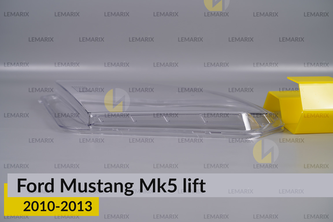Скло фари Ford Mustang Mk5 (2010-2013) рест ліве