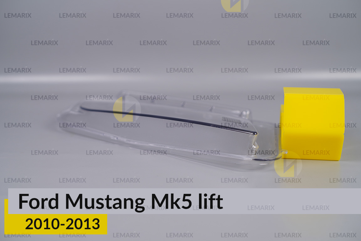 Скло фари Ford Mustang Mk5 (2010-2013) рест ліве