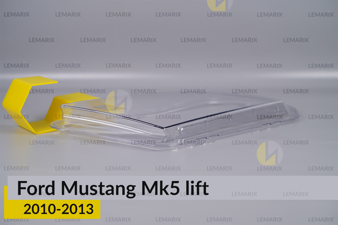 Скло фари Ford Mustang Mk5 (2010-2013) рест ліве
