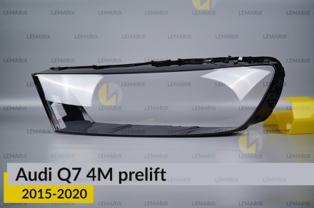 Скло фари Audi Q7 4M (2015-2020) дорест ліве