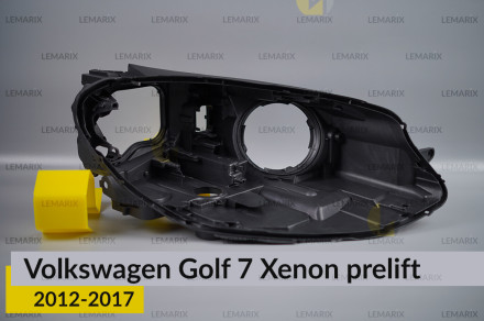 Корпус фари VW Volkswagen Golf 7 Xenon (2012-2017) дорест правий