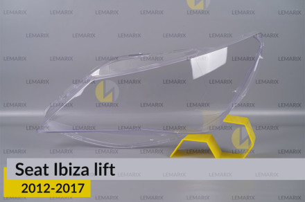 Стекло фары Seat Ibiza (2012-2017) рест левое