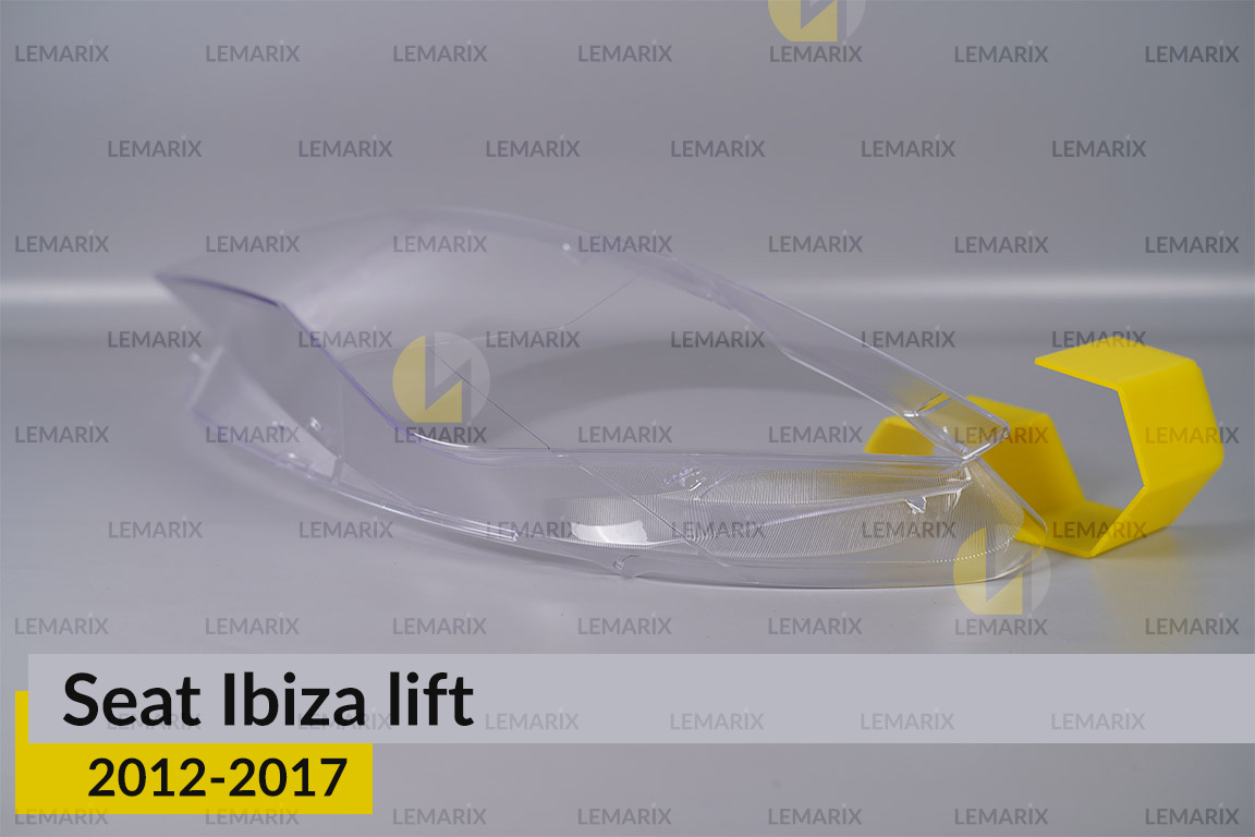 Стекло фары Seat Ibiza (2012-2017) рест левое