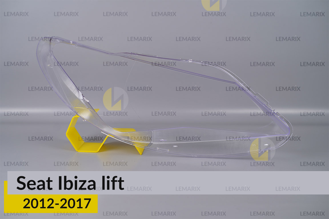Скло фари Seat Ibiza (2012-2017) рест ліве