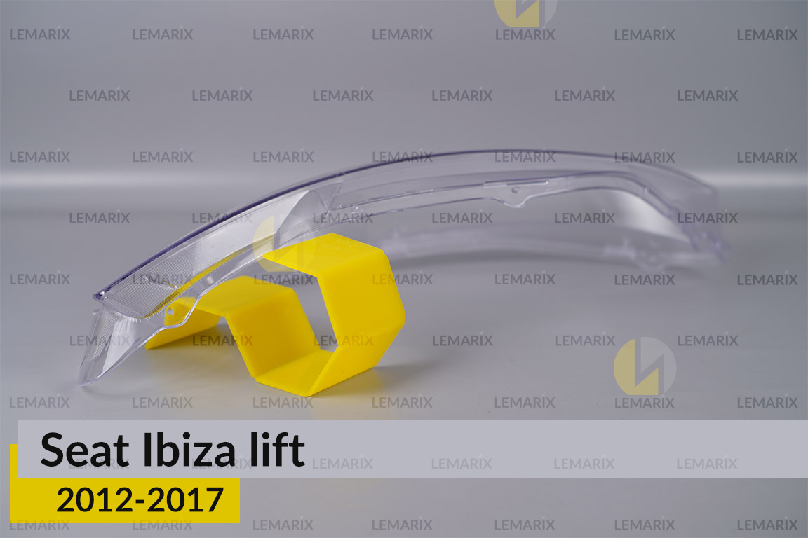 Стекло фары Seat Ibiza (2012-2017) рест левое