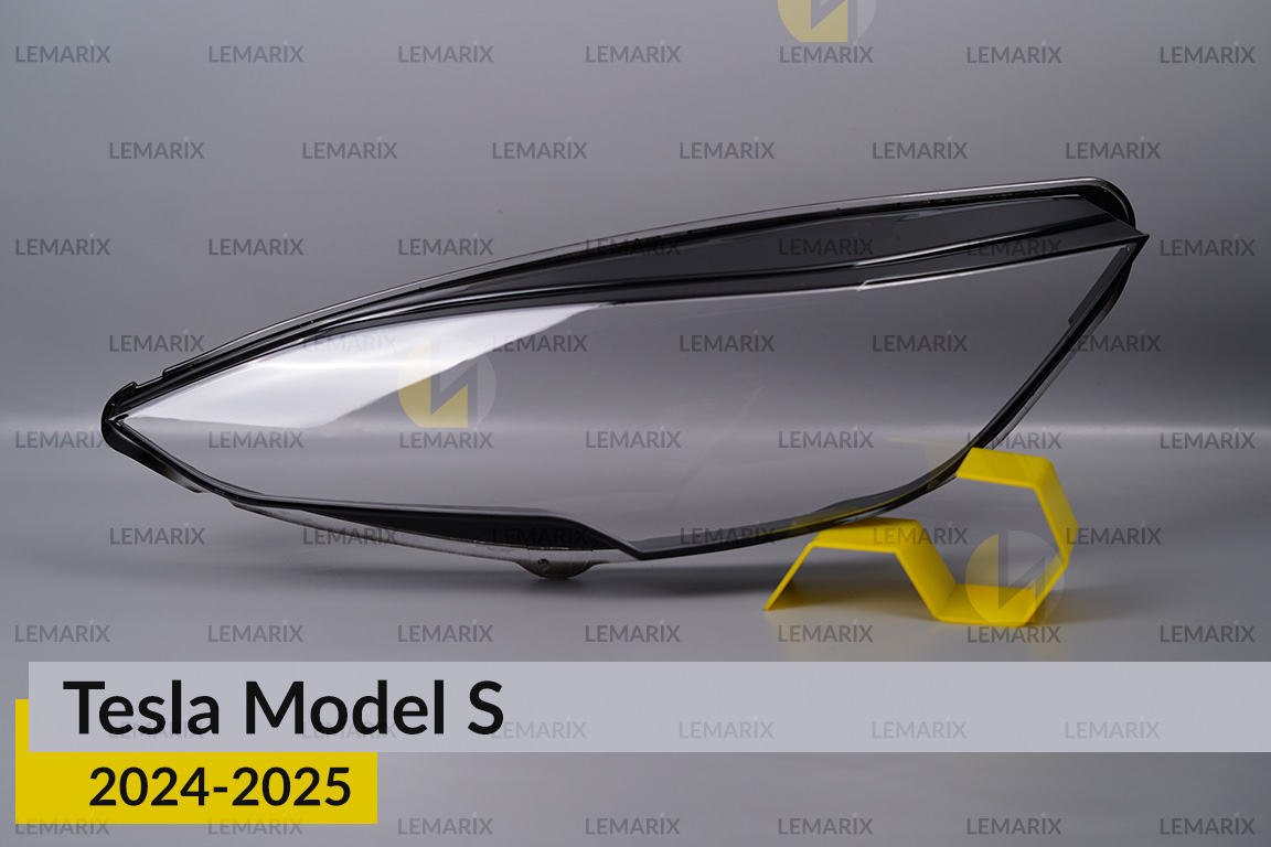 Стекло фары Tesla Model S (2024-2026) левое