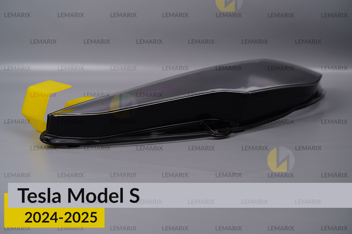 Стекло фары Tesla Model S (2024-2026) левое