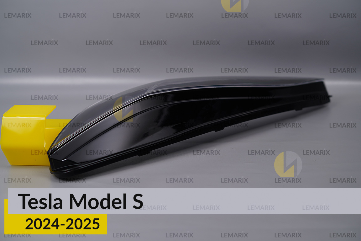 Стекло фары Tesla Model S (2024-2026) левое
