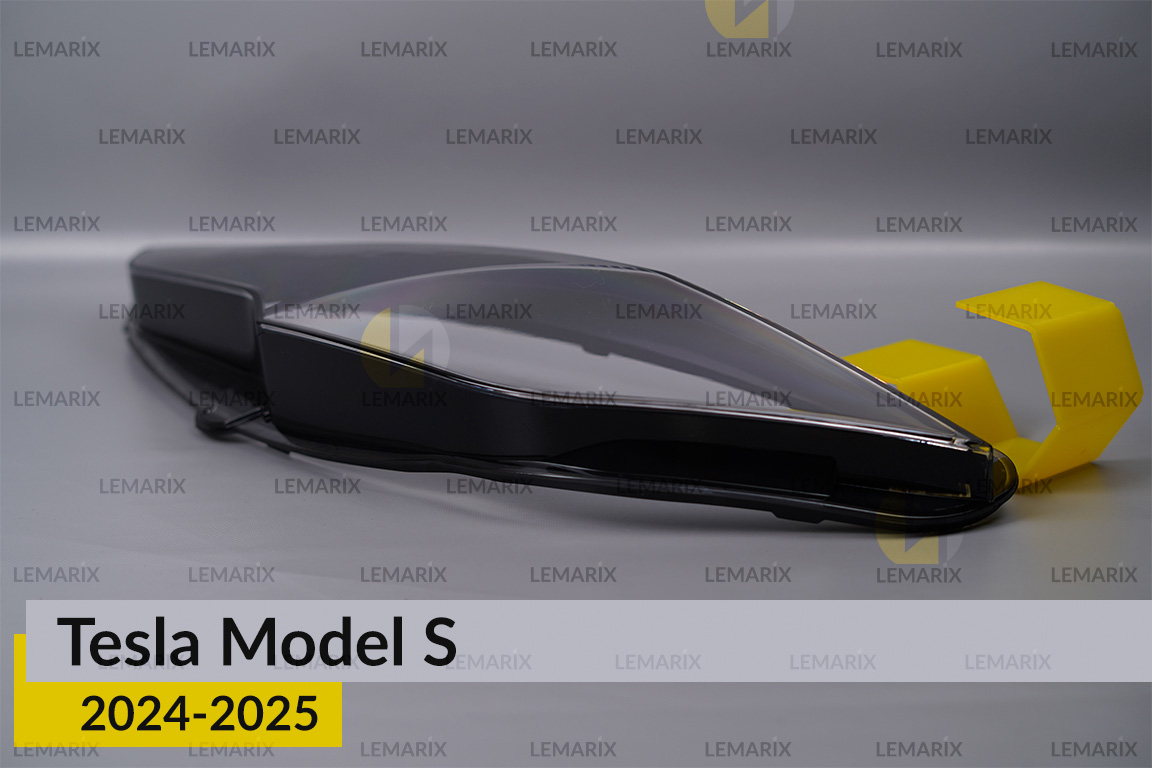 Стекло фары Tesla Model S (2024-2026) левое