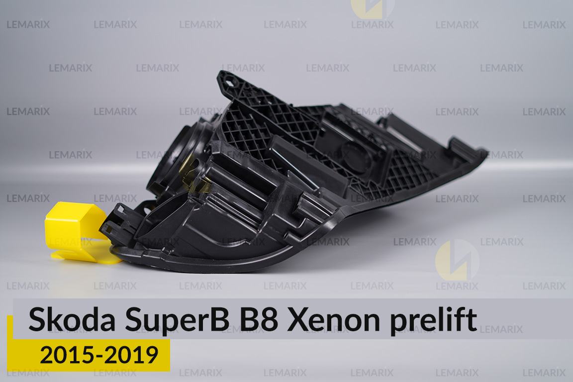 Корпус фары Skoda SuperB B8 Xenon (2015-2019) дорест левый