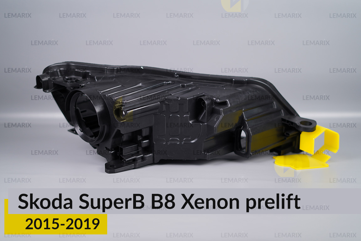 Корпус фары Skoda SuperB B8 Xenon (2015-2019) дорест левый