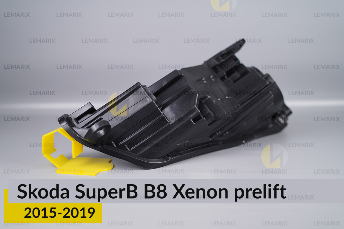 Корпус фары Skoda SuperB B8 Xenon (2015-2019) дорест левый