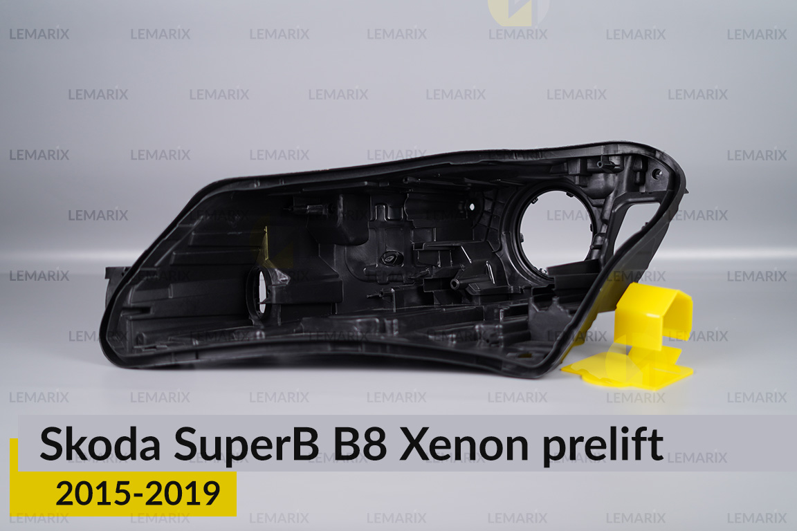 Корпус фари Skoda SuperB B8 Xenon (2015-2019) дорест лівий