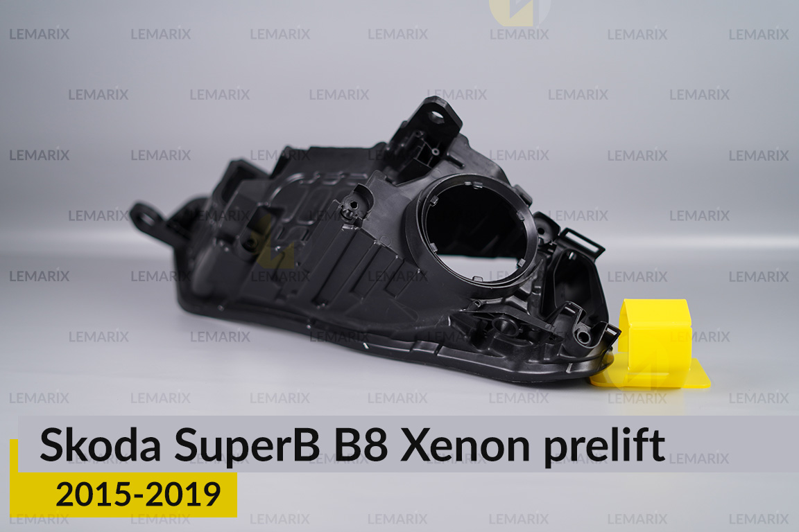 Корпус фары Skoda SuperB B8 Xenon (2015-2019) дорест левый