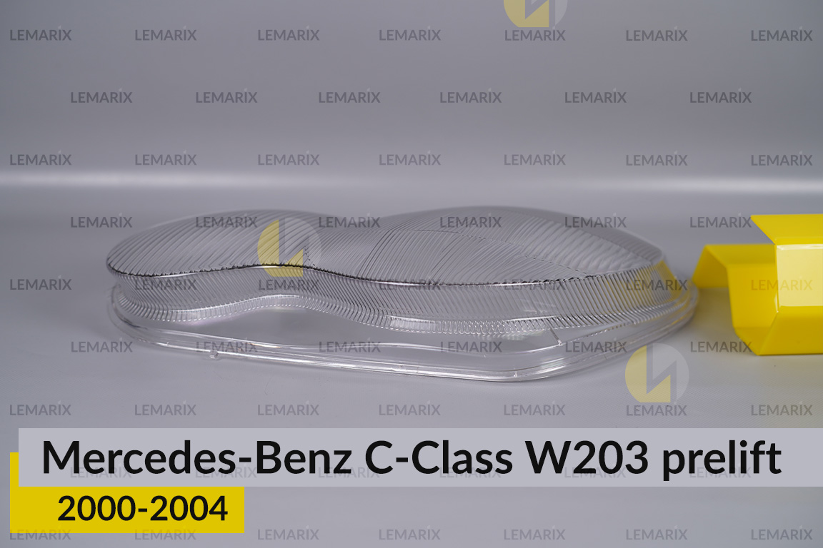 Стекло фары Mercedes-Benz C-Class W203 (2000-2004) дорест левое