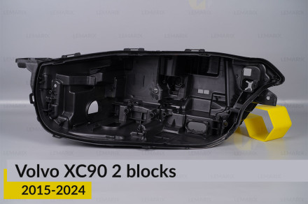 Корпус фари Volvo XC90 2 лінзи (2015-2024) лівий