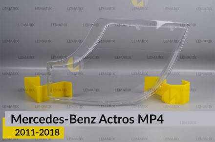 Скло фари Mercedes-Benz Actros MP4 (2011-2018) ліве
