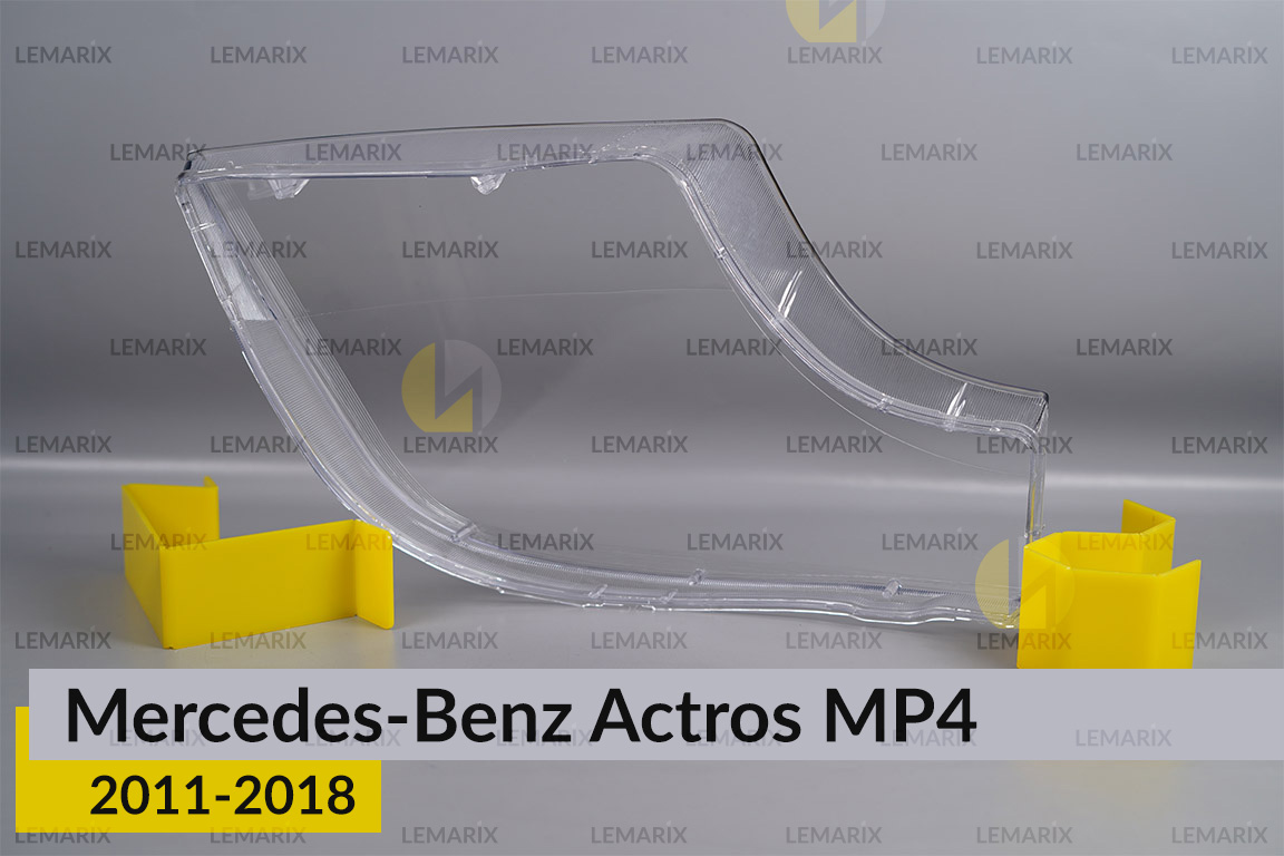 Стекло фары Mercedes-Benz Actros MP4 (2011-2018) левое