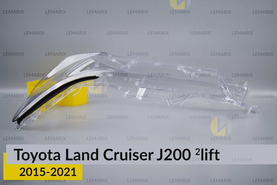 Скло фари Toyota Land Cruiser J200 (2015-2021) 2 рест ліве