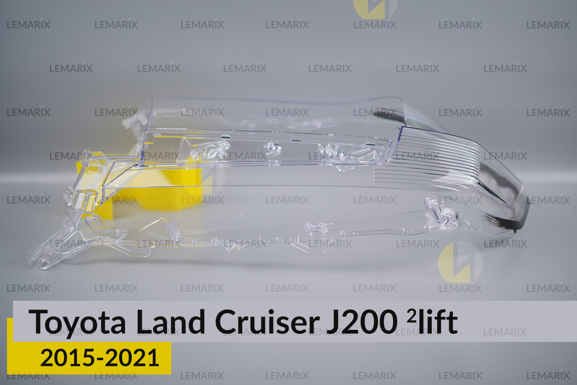 Скло фари Toyota Land Cruiser J200 (2015-2021) 2 рест ліве