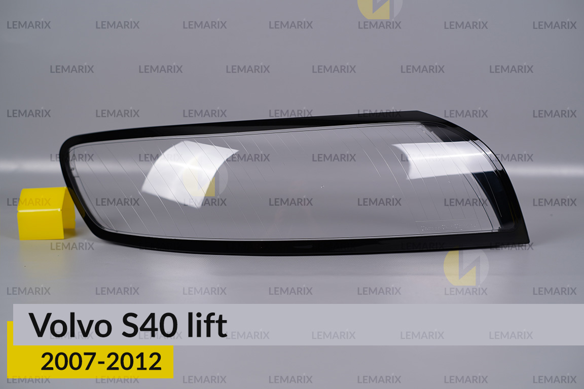 Скло фари Volvo S40 (2007-2012) рест праве
