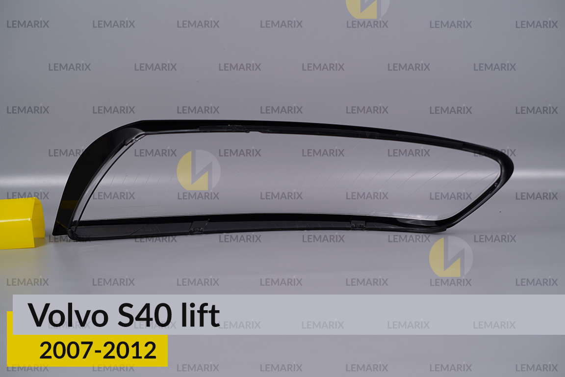 Скло фари Volvo S40 (2007-2012) рест праве