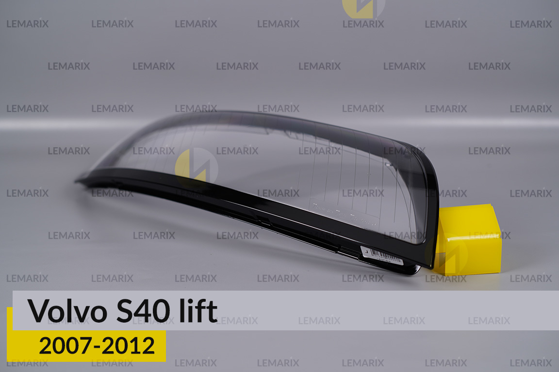 Скло фари Volvo S40 (2007-2012) рест праве