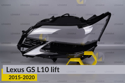 Стекло фары Lexus GS L10 (2015-2020) рест левое