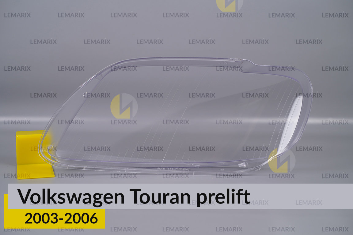 Скло фари VW Volkswagen Touran (2003-2006) дорест праве