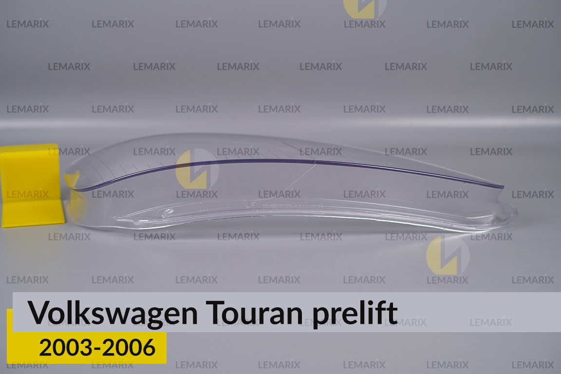 Скло фари VW Volkswagen Touran (2003-2006) дорест праве