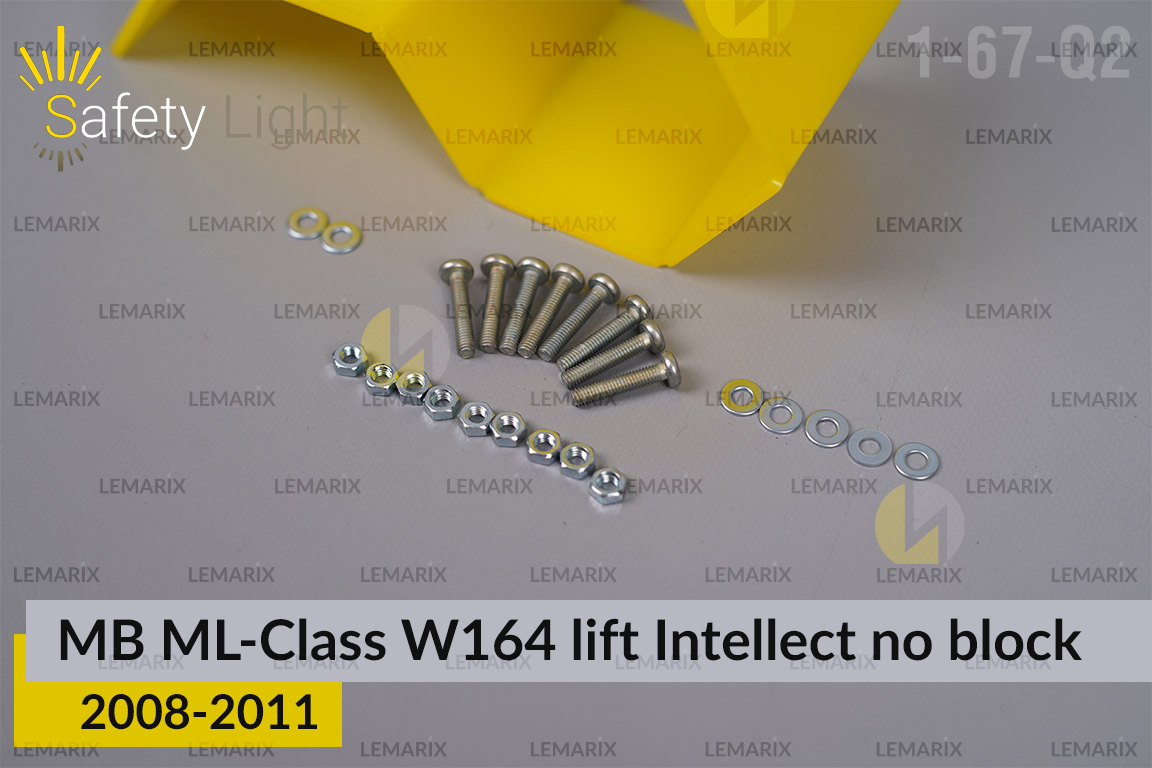 Перехідна рамка для Mercedes-Benz ML-Class W164 Intellect no block (2008-2011) рест