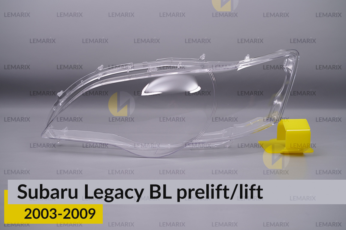 Стекло фары Subaru Legacy BL (2003-2006) дорест левое