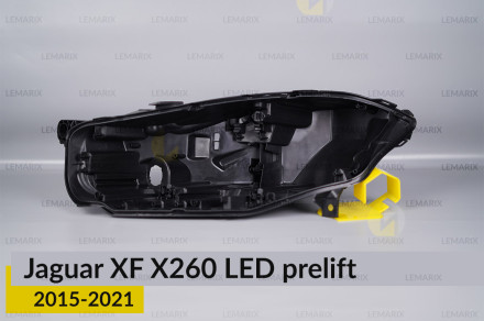 Корпус фари Jaguar XF X260 LED (2015-2021) дорест лівий
