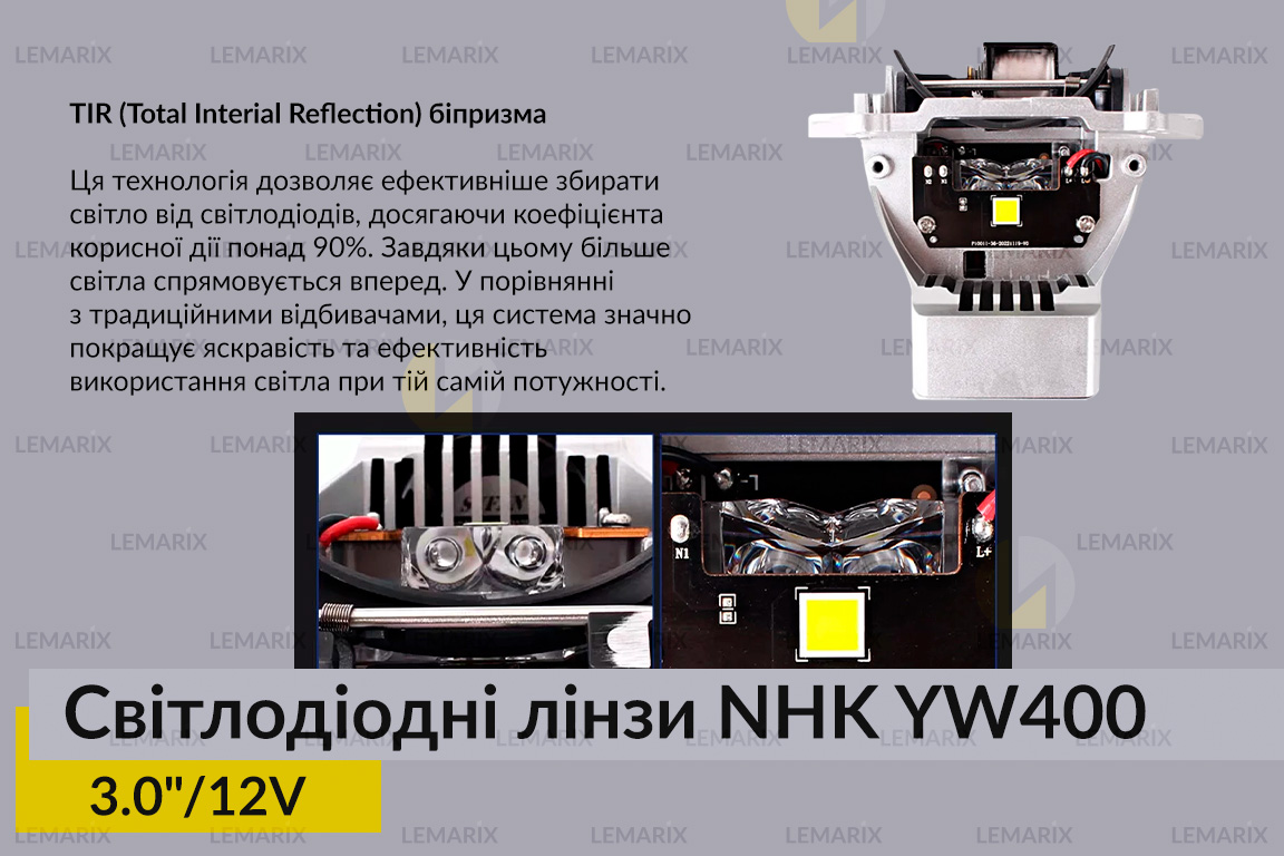 Світлодіодні лінзи NHK YW400 3