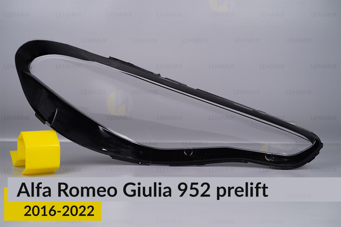 Скло фари Alfa Romeo Giulia 952 (2016-2023) дорест ліве