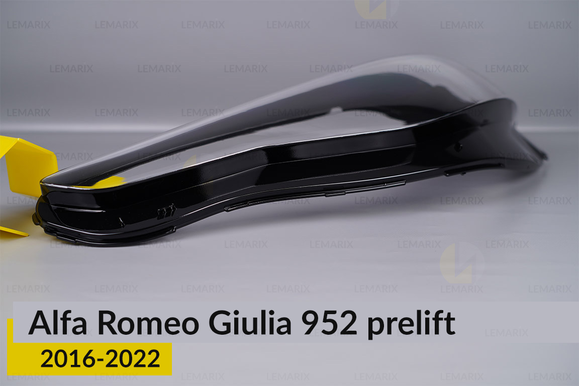 Скло фари Alfa Romeo Giulia 952 (2016-2023) дорест ліве