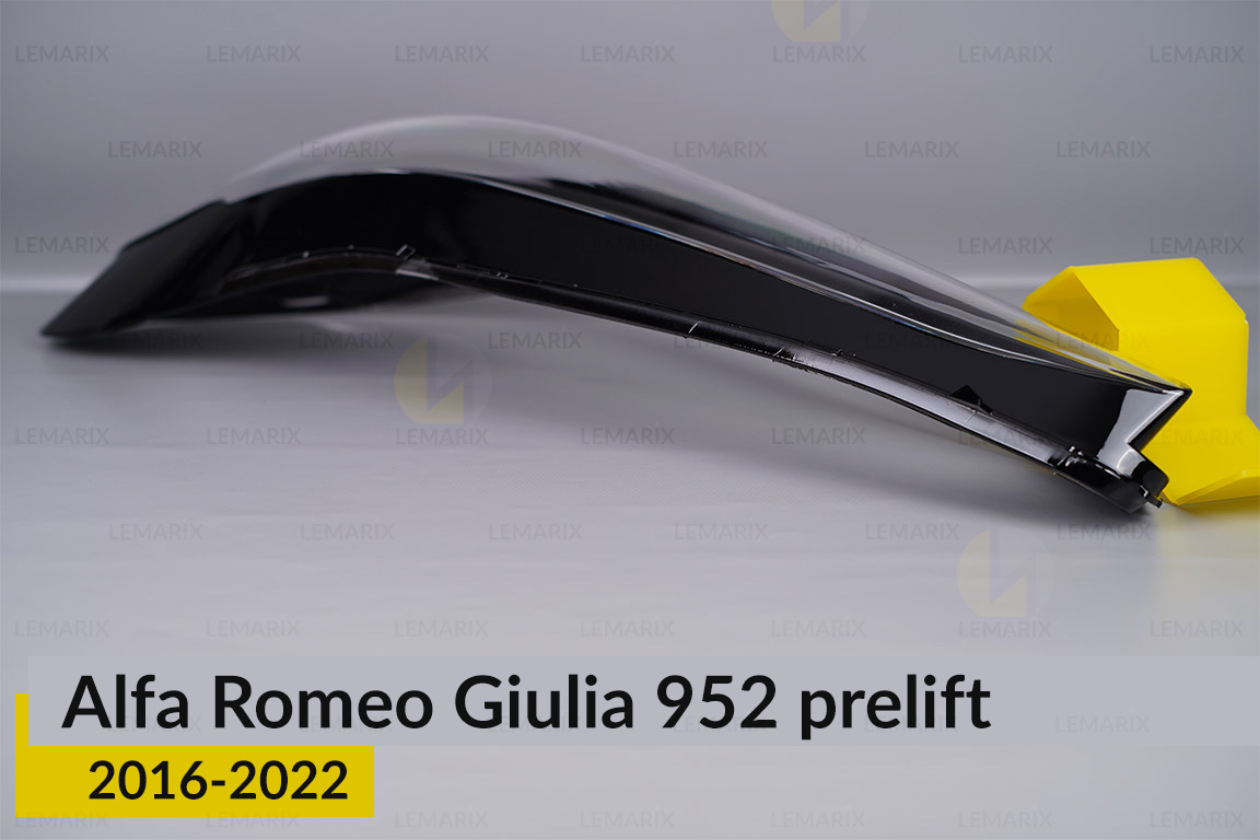 Скло фари Alfa Romeo Giulia 952 (2016-2023) дорест ліве