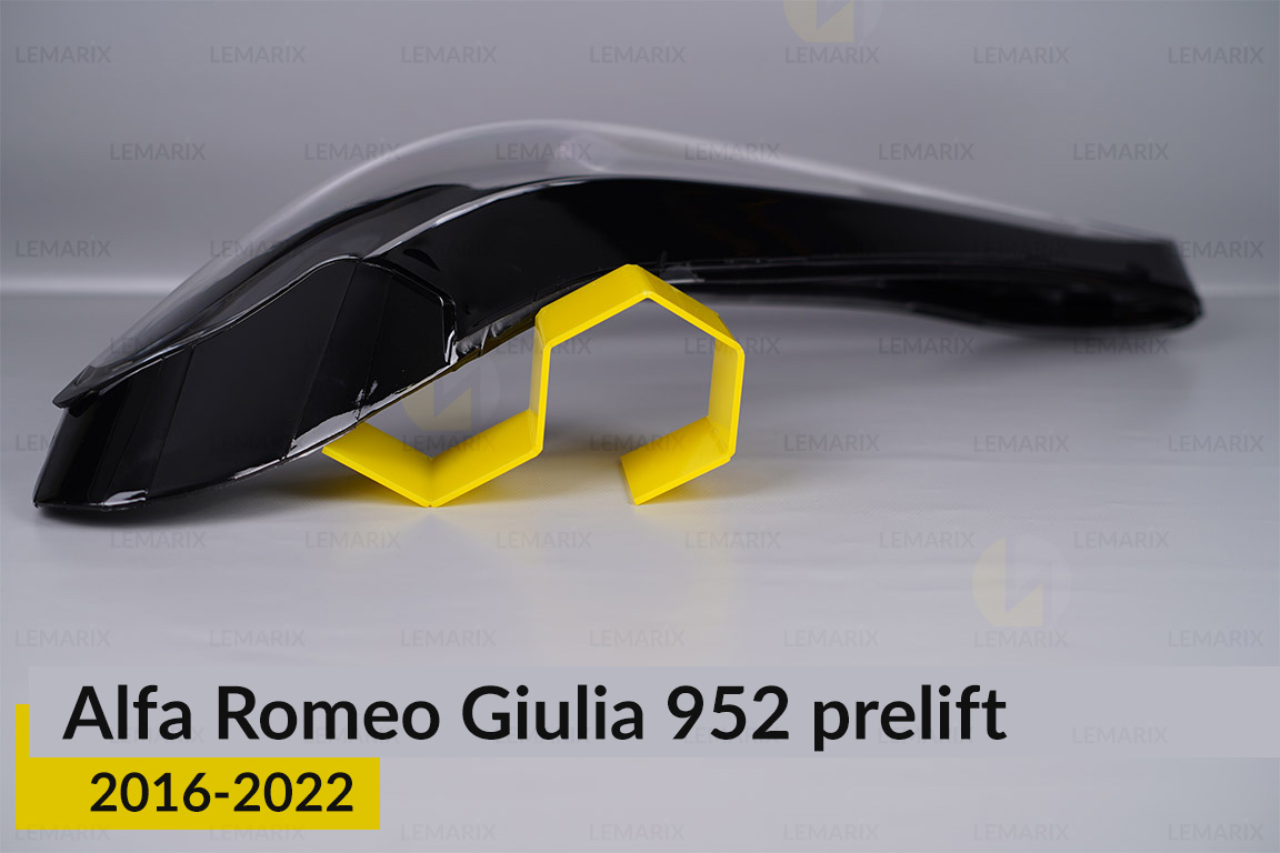 Скло фари Alfa Romeo Giulia 952 (2016-2023) дорест ліве